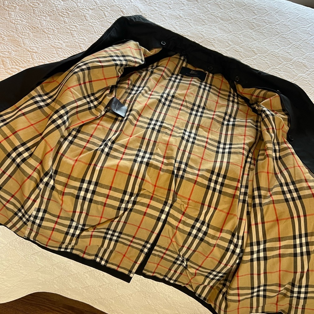 Burberry Plaid Coat RainCoat